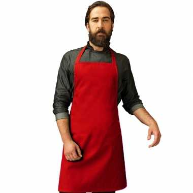 Basic kookschort rood