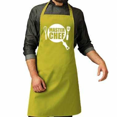 Master chef barbeque kookschort / kookschort lime groen