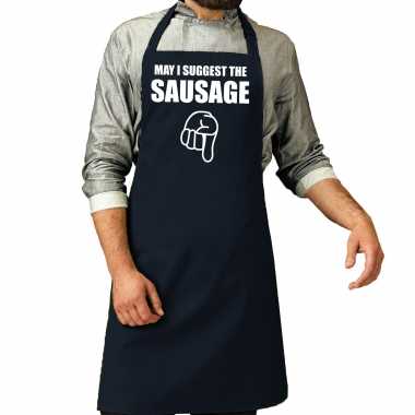 May i suggest the sausage cadeau katoenen kookschort navy heren