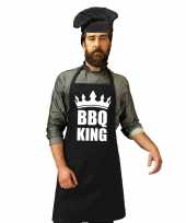 Barbecue king barbecuekookschort zwart heren zwarte koksmuts