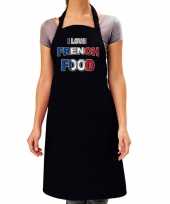 I love french food barbecue kookschort zwart dames