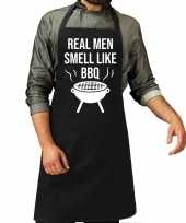 Real men smell like barbecue barbecue kookschort zwart heren